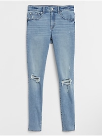 Mid Rise Destructed Universal Legging Jeans With Washwell&#153