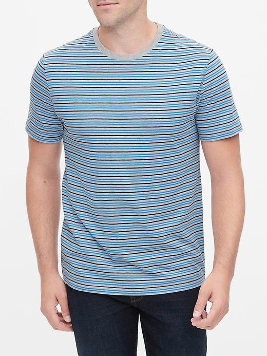 Image number 3 showing, Stripe Short Sleeve T-Shirt