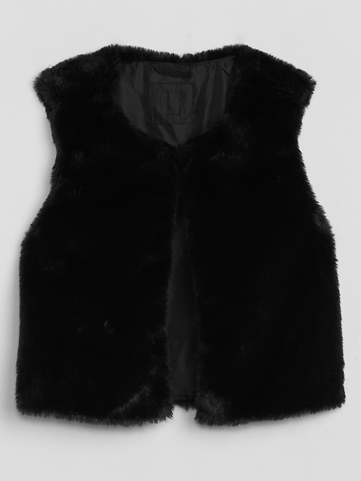 Image number 1 showing, Toddler Faux Fur Vest