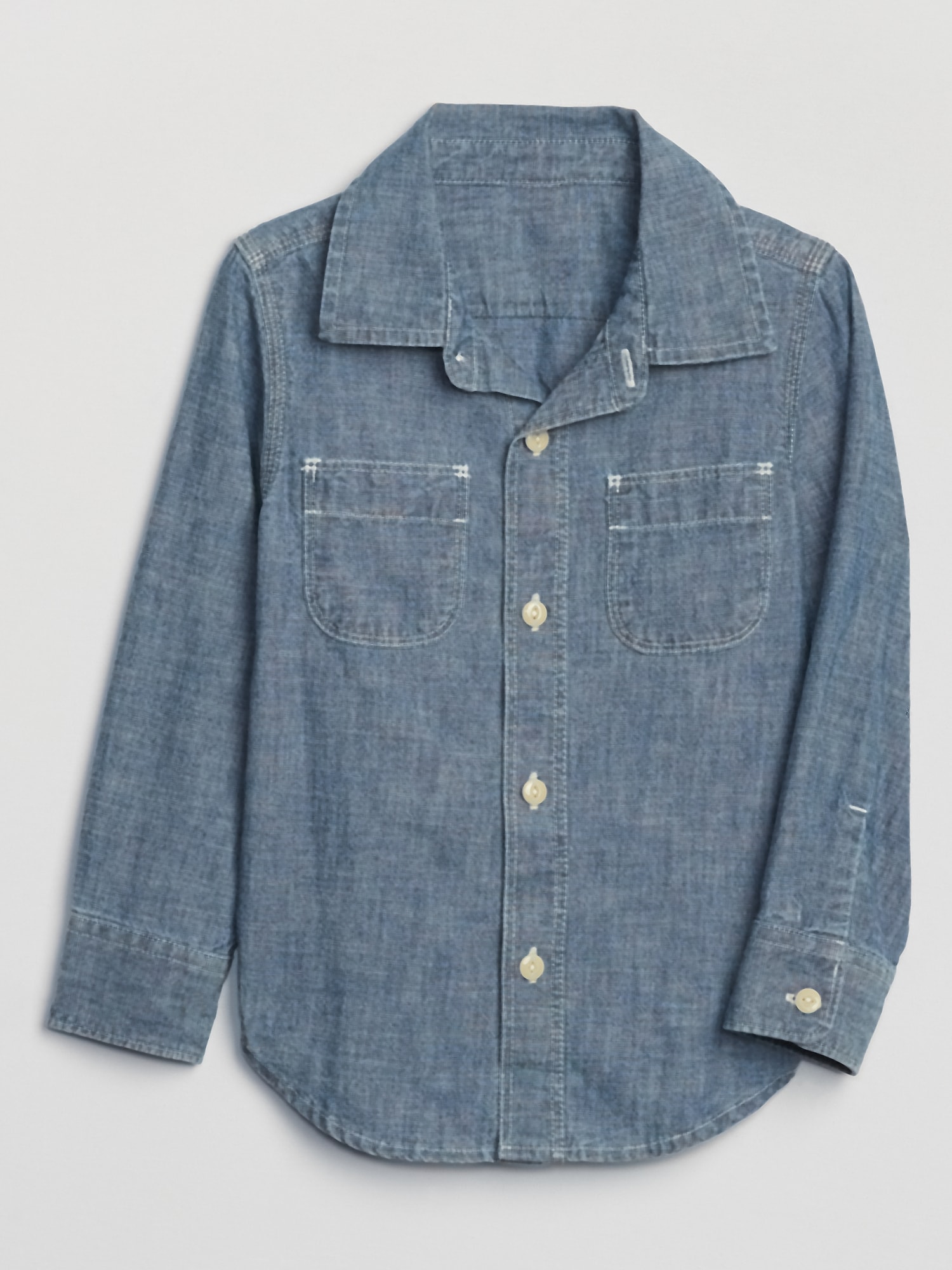 Toddler Chambray Shirt Gap Factory