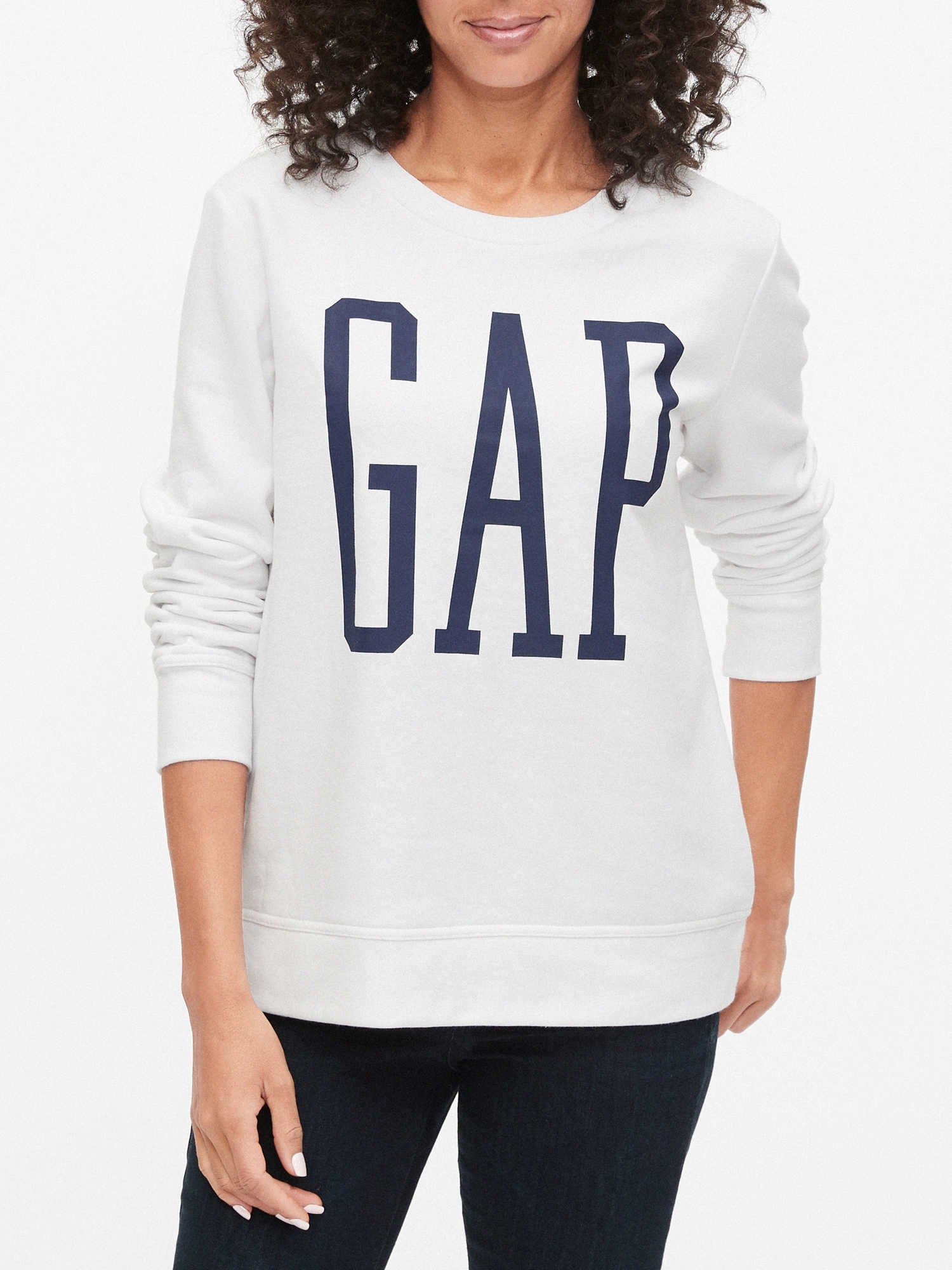 womens long white sweatshirt