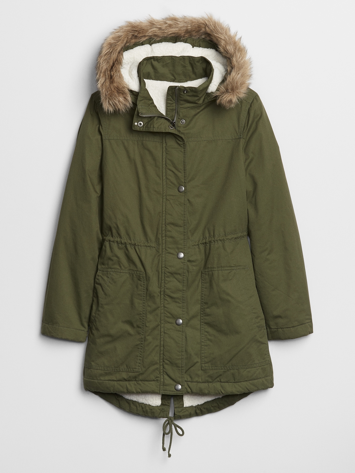 gap factory sherpa jacket