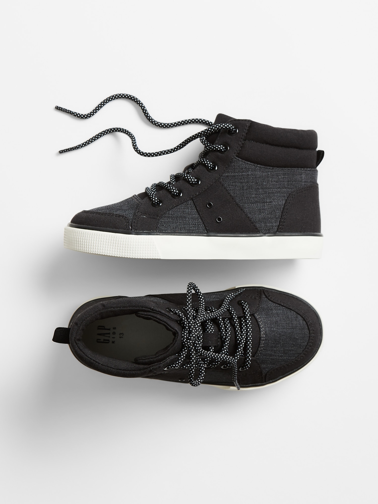 gap high top sneakers