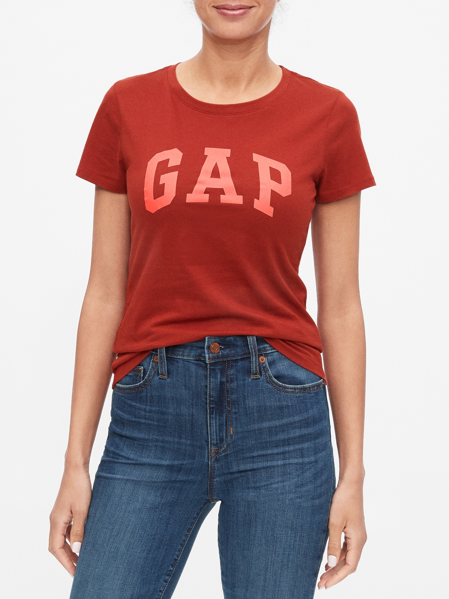 gap women's logo tee