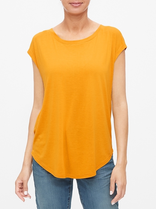 View large product image 1 of 1. Luxe Dolman Sleeve T-Shirt