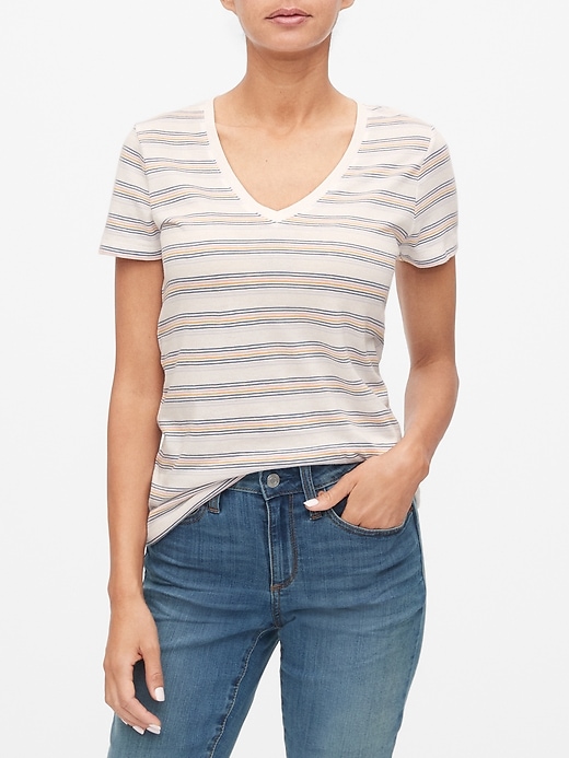 View large product image 1 of 1. Favorite Stripe T-Shirt