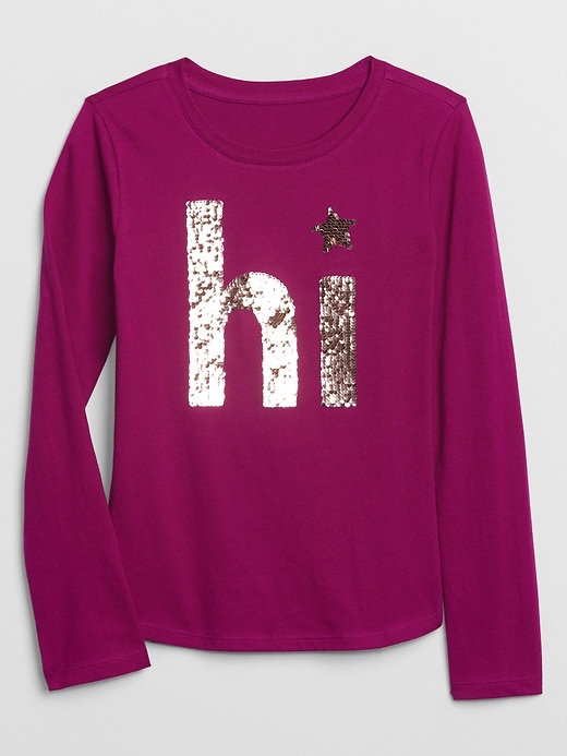 Image number 7 showing, Kids Flippy Sequin Graphic T-Shirt