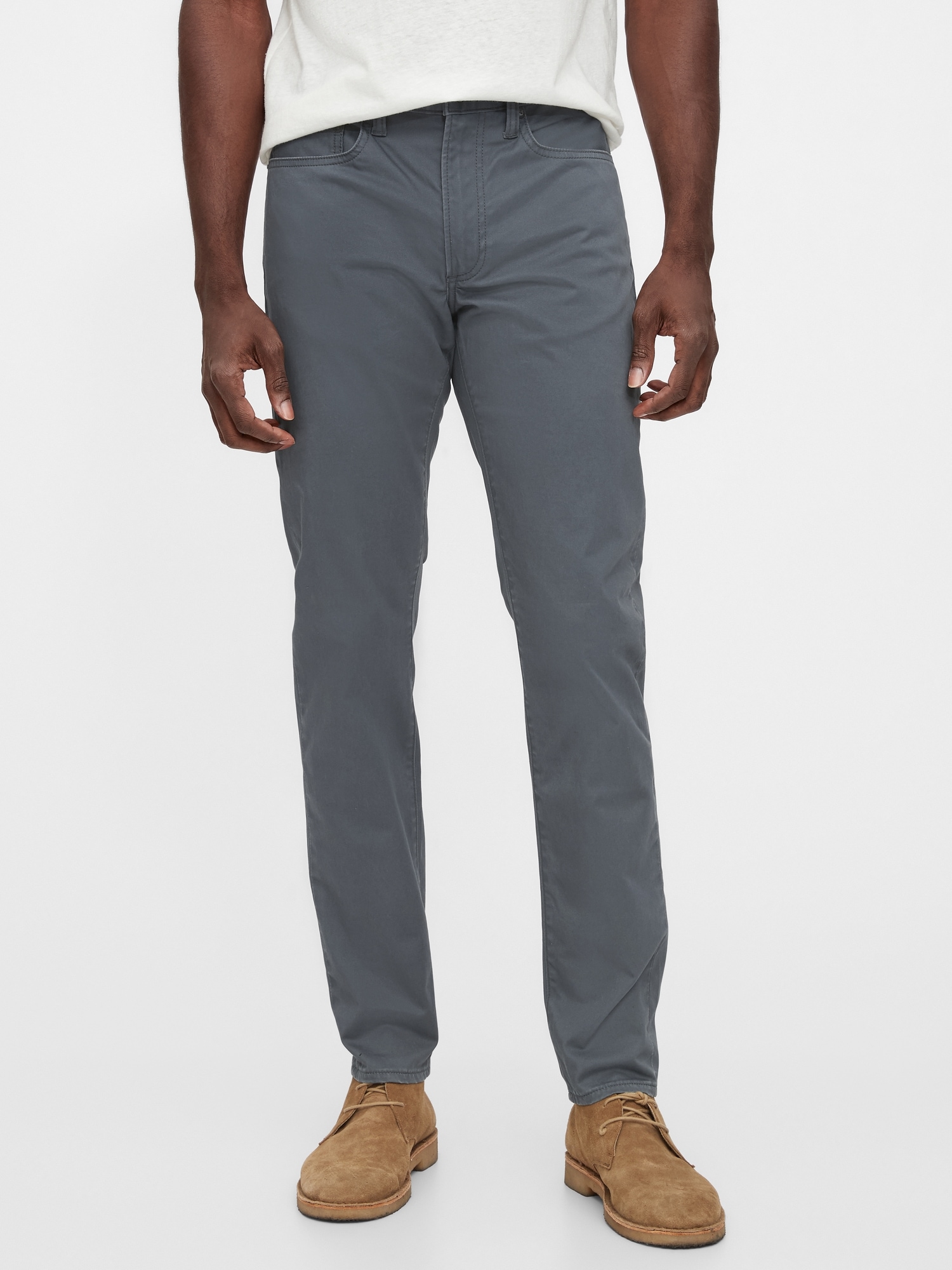 Soft Wear Slim Straight Jeans With Washwell™