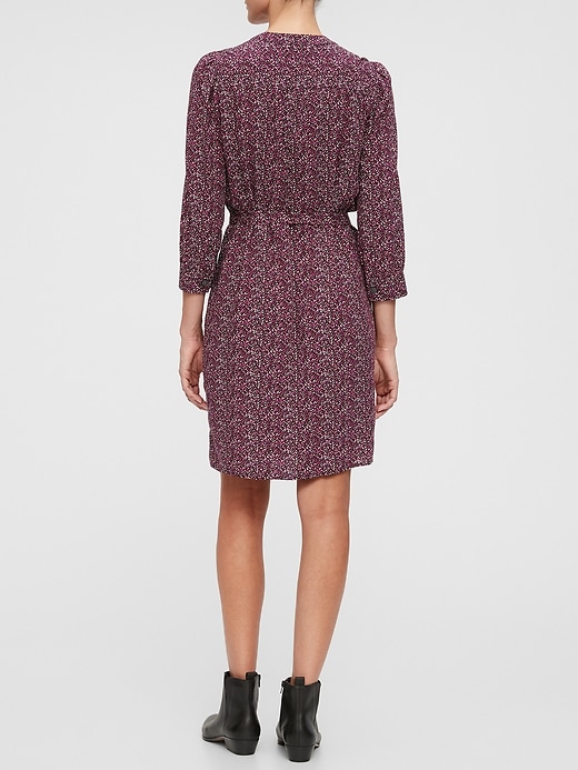 Image number 2 showing, Button-Front Print Dress