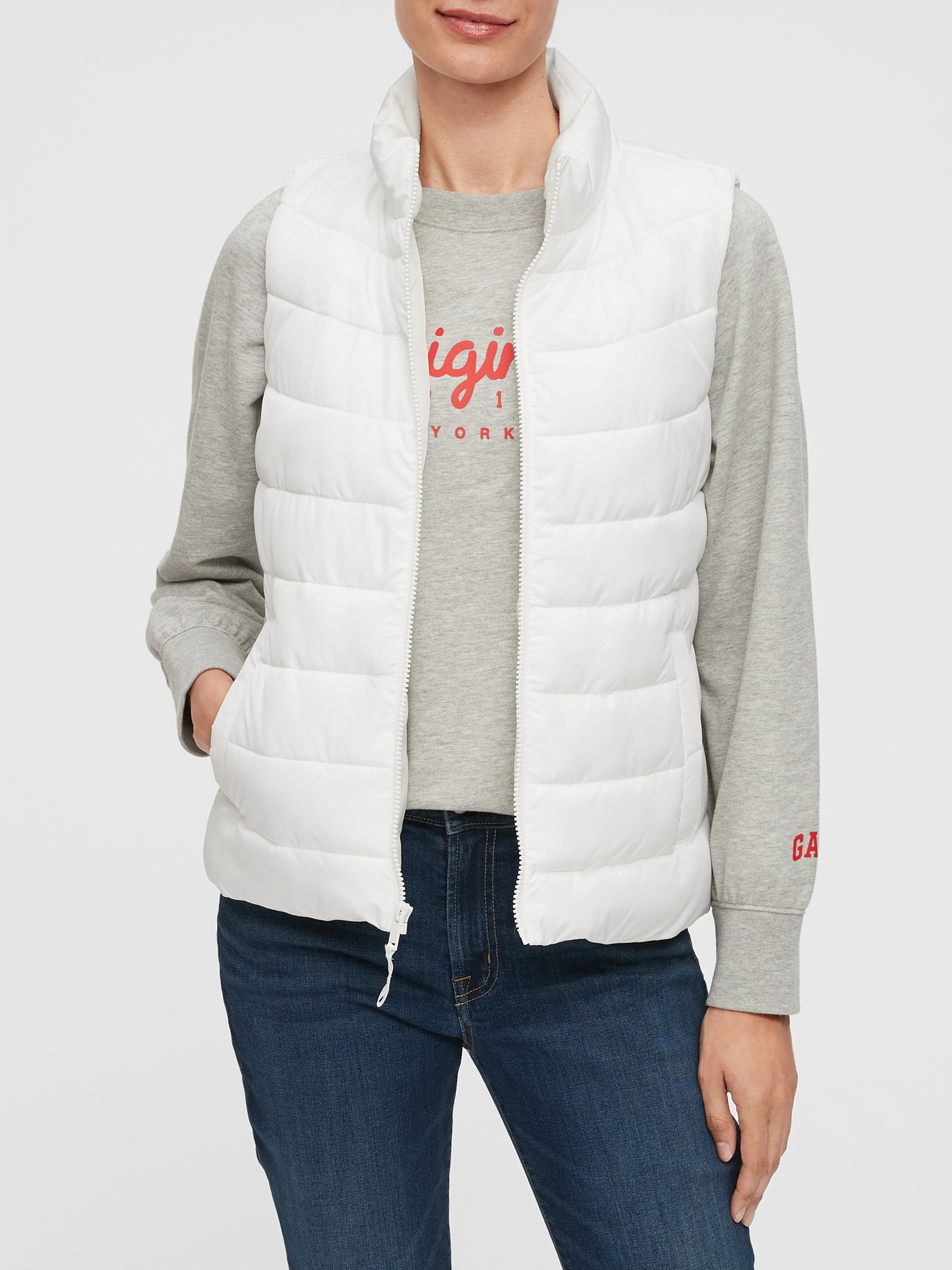 Gap factory hot sale puffer vest