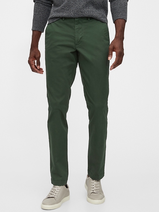 gap khakis straight stretch