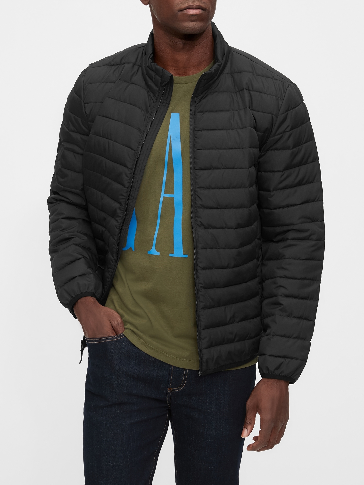 gap coldcontrol lite puffer jacket