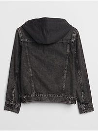 Gap black denim jacket hot sale