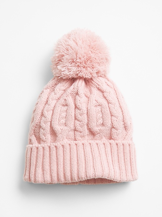 View large product image 1 of 1. Kids Cable Knit Hat