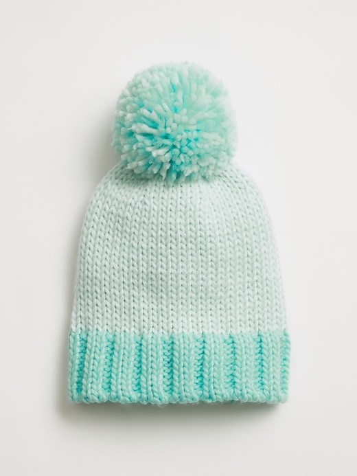 View large product image 1 of 1. Kids Pom Beanie