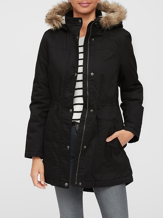 gap sherpa lined jacket