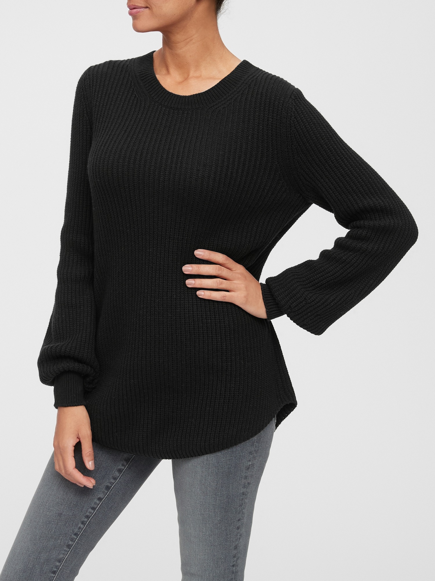 Shaker sales crewneck sweater