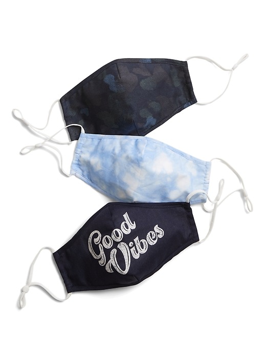 View large product image 1 of 3. Adult Contour Mask with Filter Pocket (3-Pack)