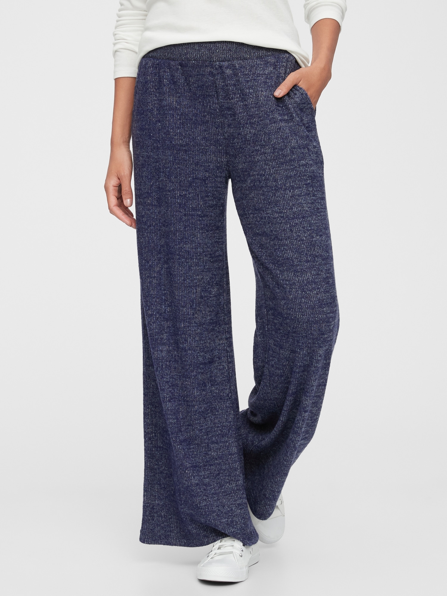 Brushed Wide Leg Lounge Pants: – Shoppe3130