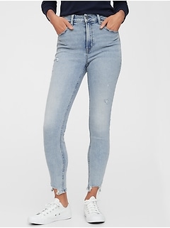 GAP Blue Dark Rinse Denim High Rise Skinny Jeans Leggings Inseam 31 Sze 25r or 0 GAP Blue Dark Rinse Denim High Rise Skinny Jeans Leggings Inseam 31 Sze 25r or 0