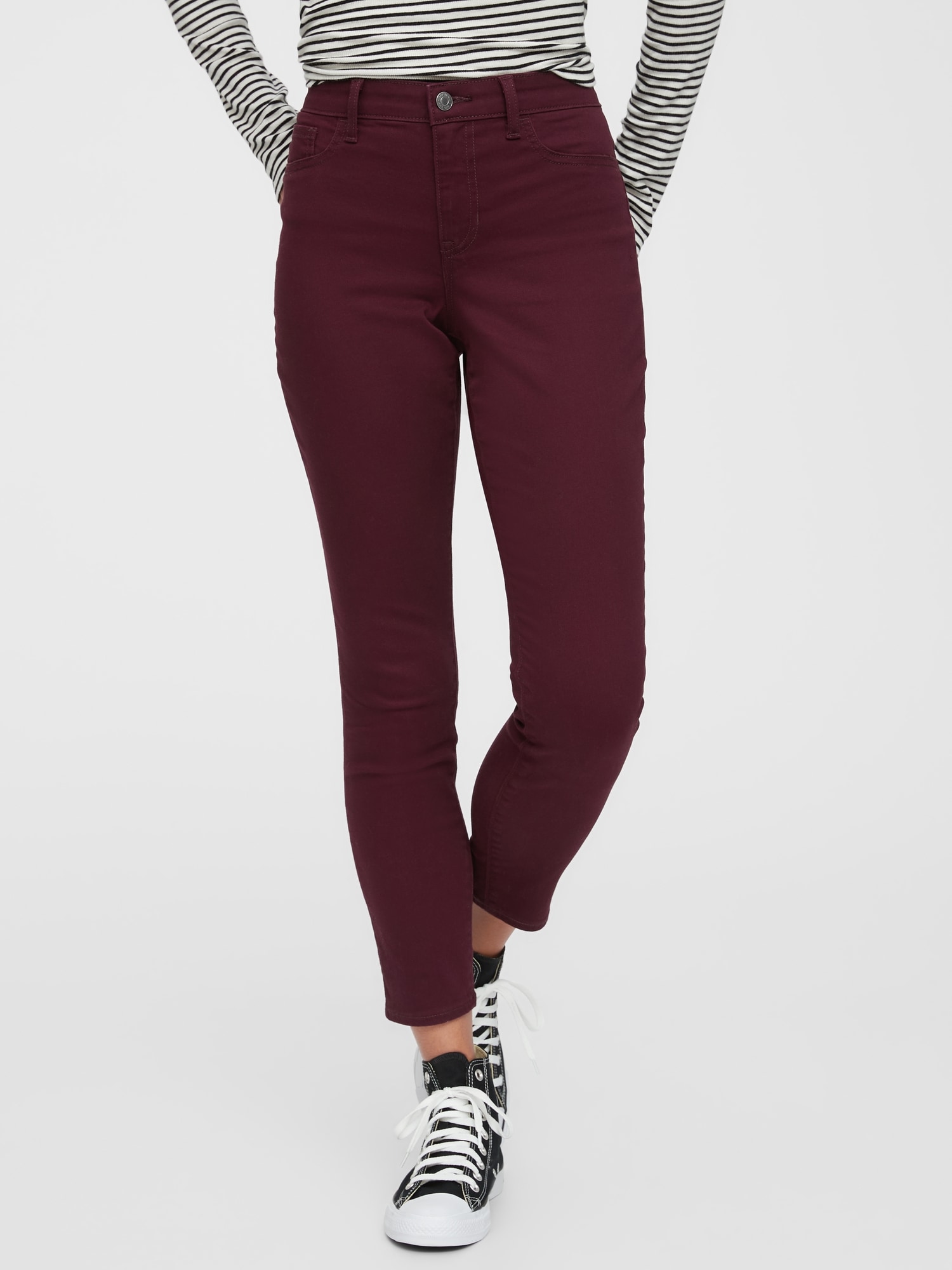 plum jeggings