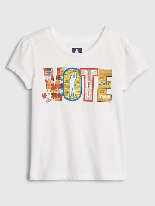 View large product image 1 of 2. The Gap Collective Toddler Vote T-Shirt