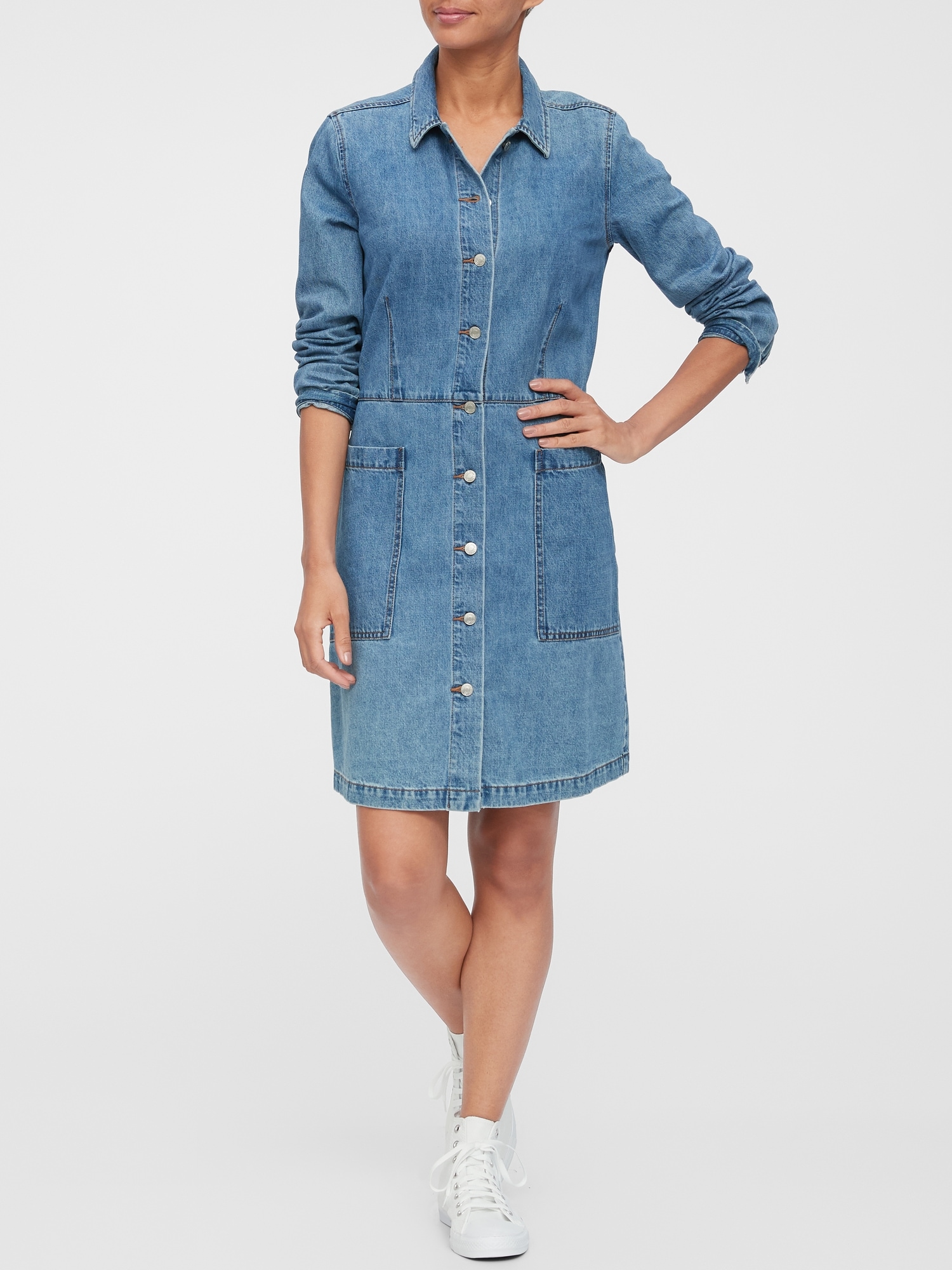 gap denim dress
