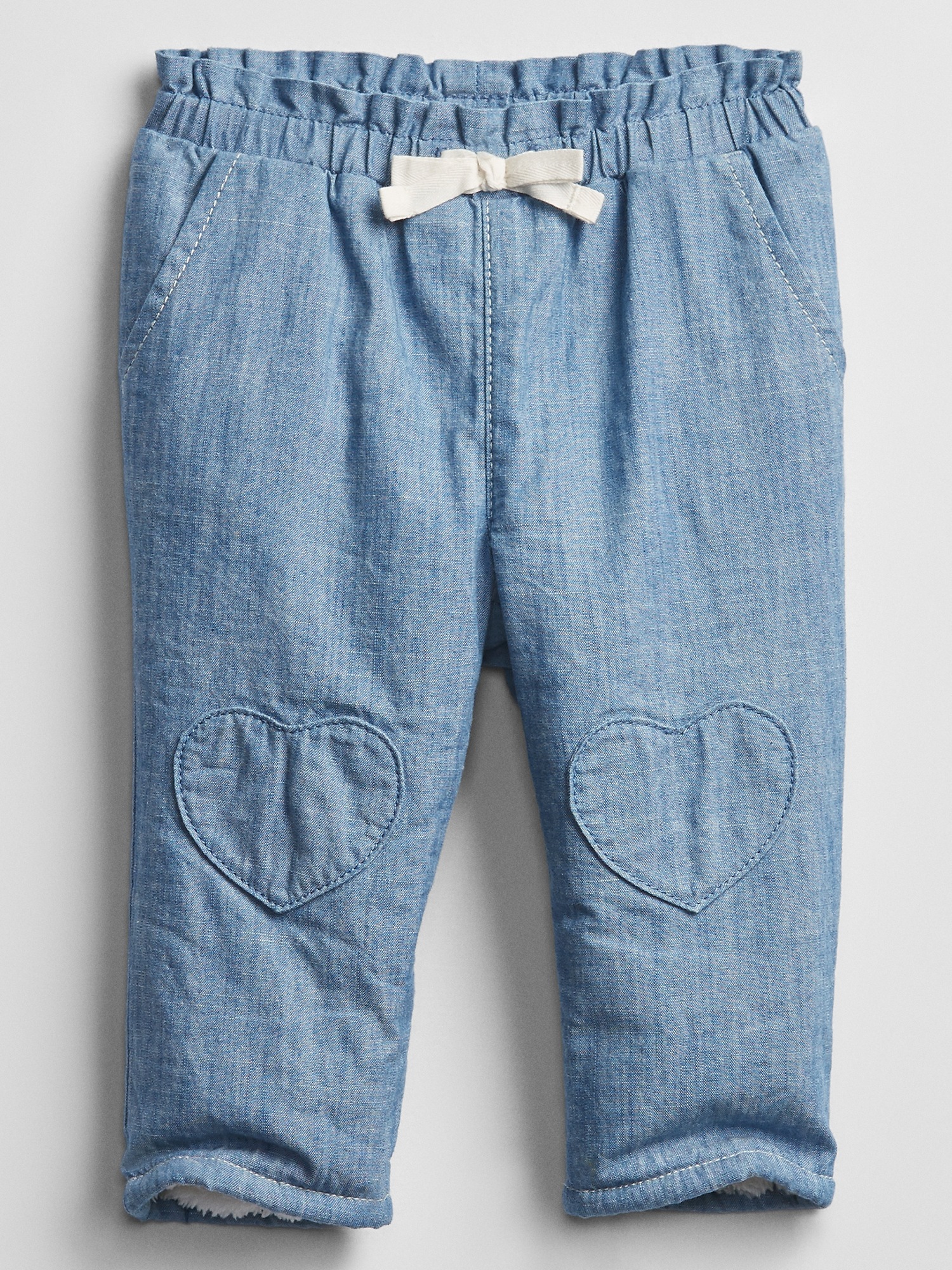 jeans with lining inside