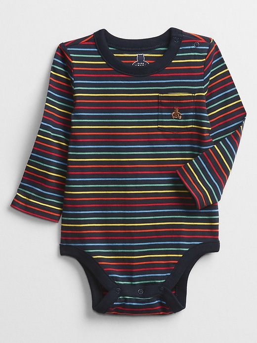 View large product image 1 of 1. Baby Mix and Match Stripe Bodysuit
