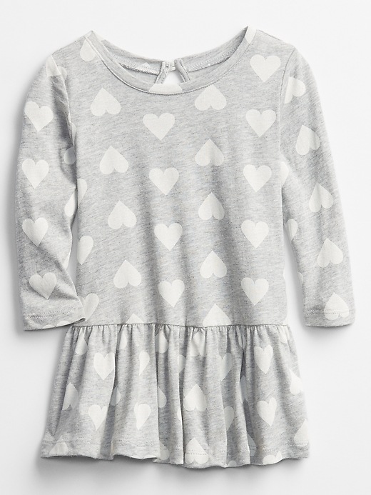 View large product image 1 of 2. Baby Long Sleeve Ruffle Dress