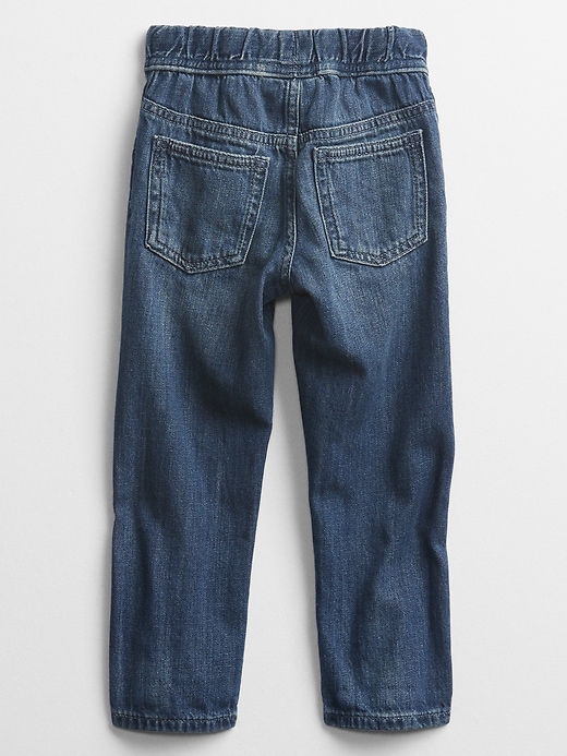 Image number 2 showing, Toddler Pull-On Monster Slim Jeans