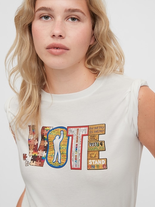 Image number 1 showing, Gap Collective Women's Vote T-Shirt