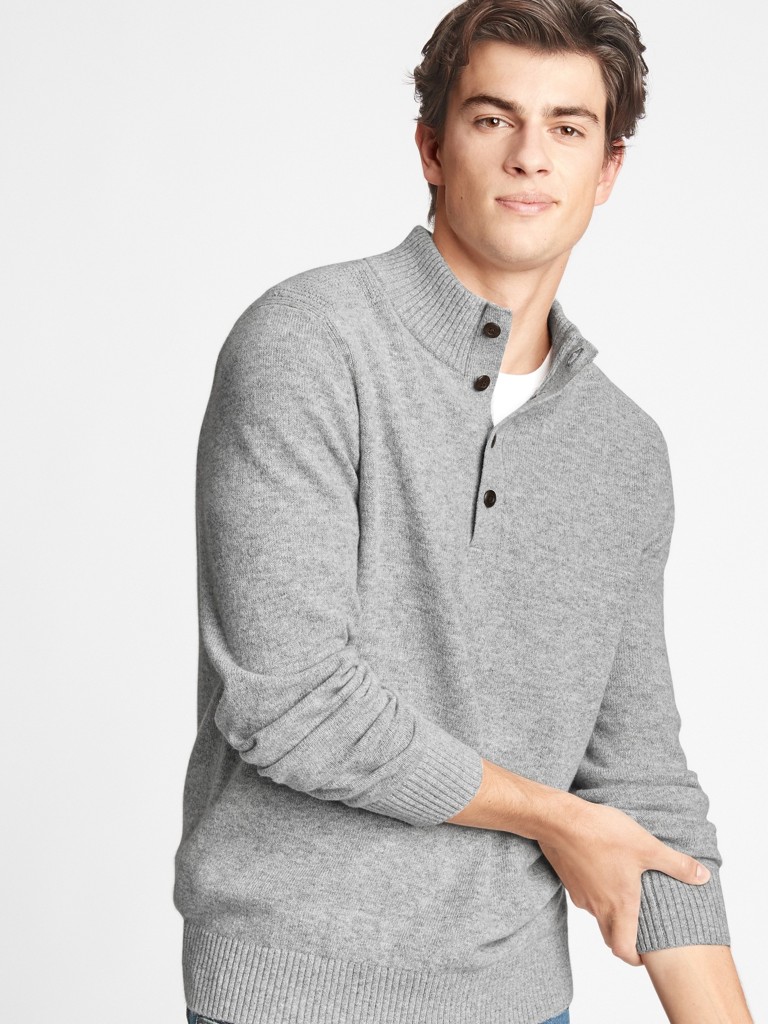 gap mock neck sweater