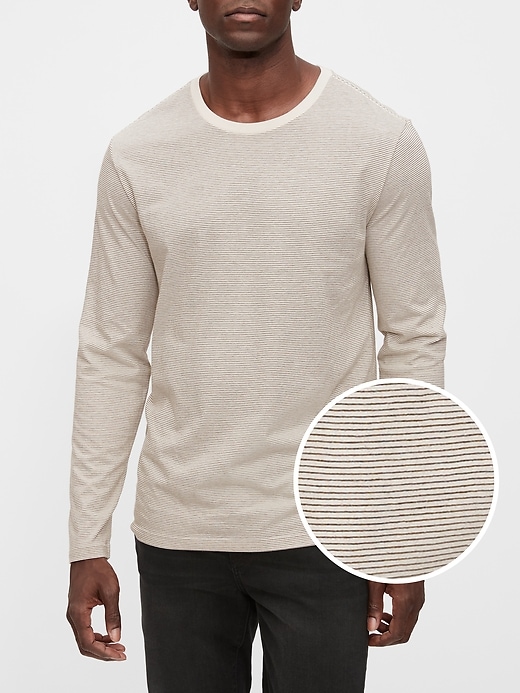 Image number 4 showing, Everyday Micro Stripe T-Shirt