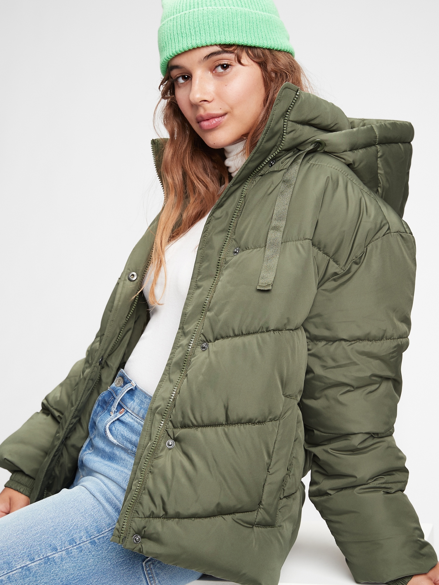 gap coldcontrol max puffer jacket