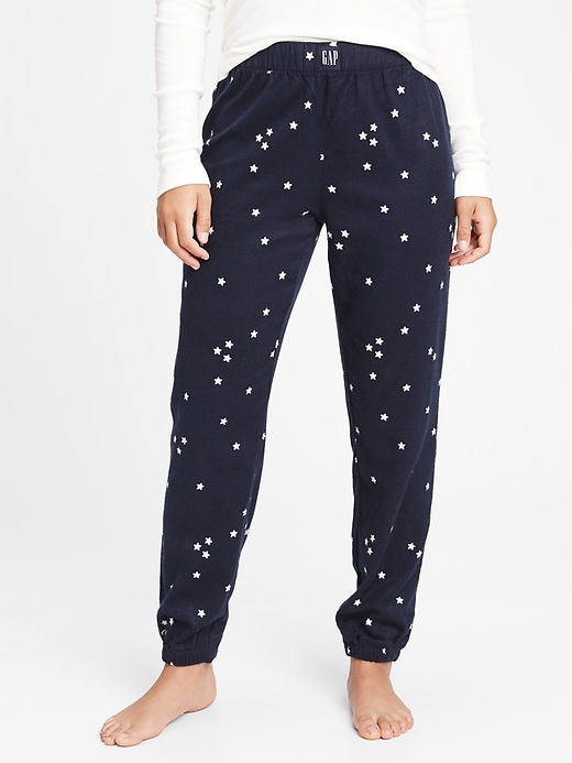 Flannel Joggers Gap Factory
