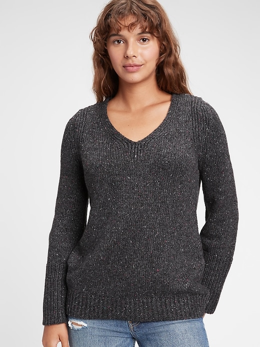 Image number 1 showing, Easy V-Neck Sweater