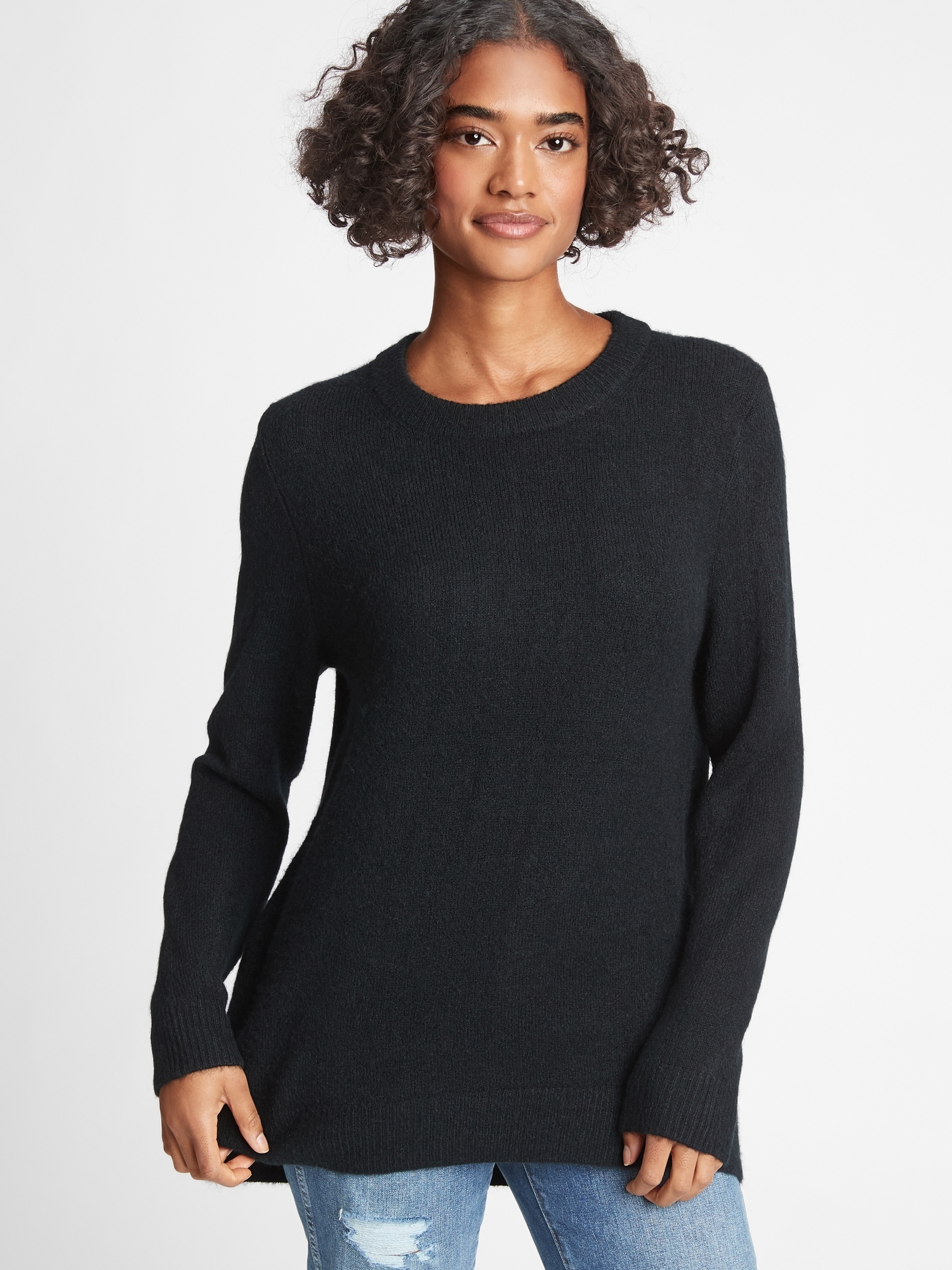 Tunic Crewneck Sweater | Gap Factory
