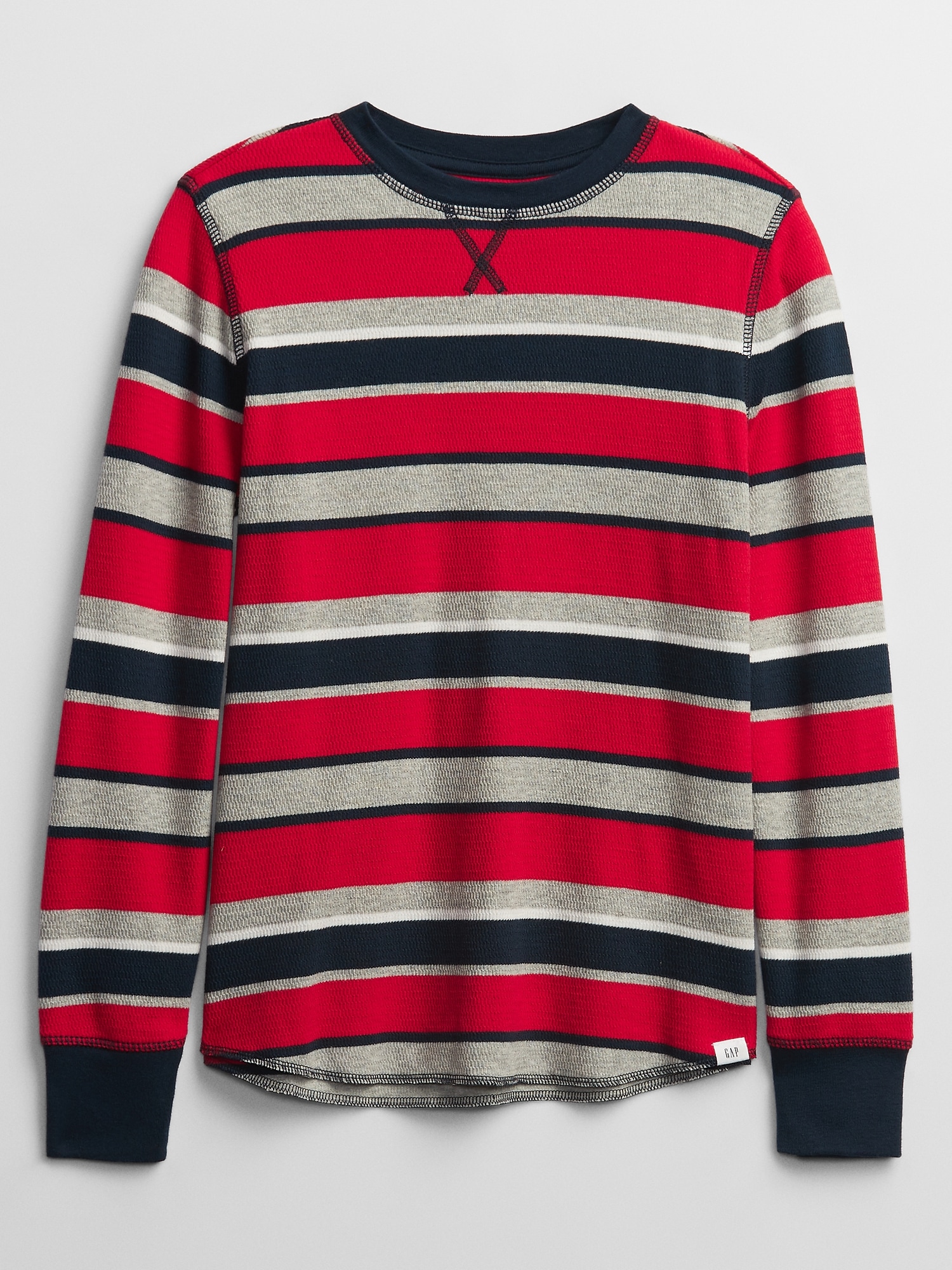 Kids Long Sleeve Stripe Thermal T-Shirt | Gap Factory