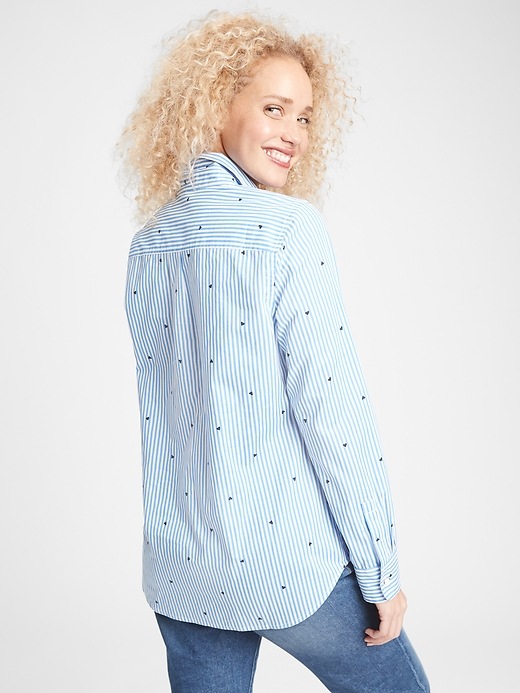 Image number 2 showing, Button-Front Print Shirt
