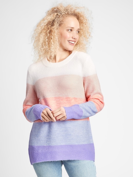 View large product image 1 of 1. Tunic Crewneck Sweater