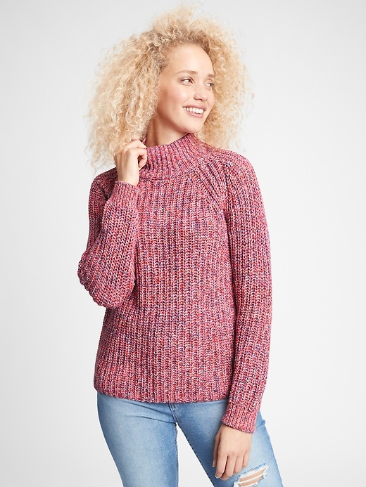 Image number 4 showing, Mockneck Knit Sweater