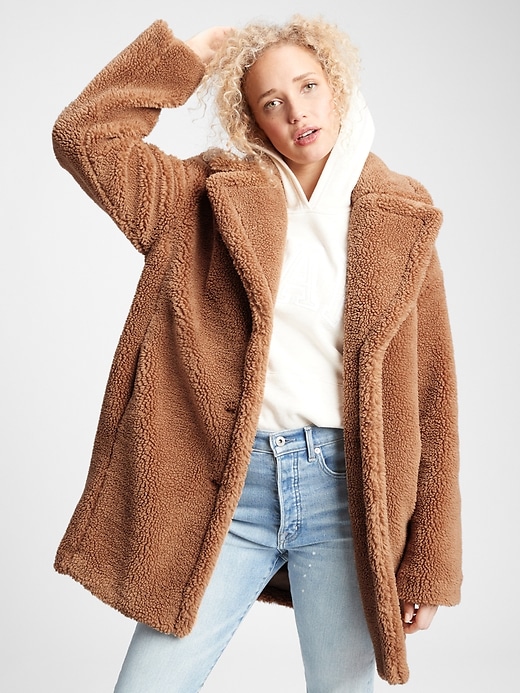 Oversized Teddy Coat