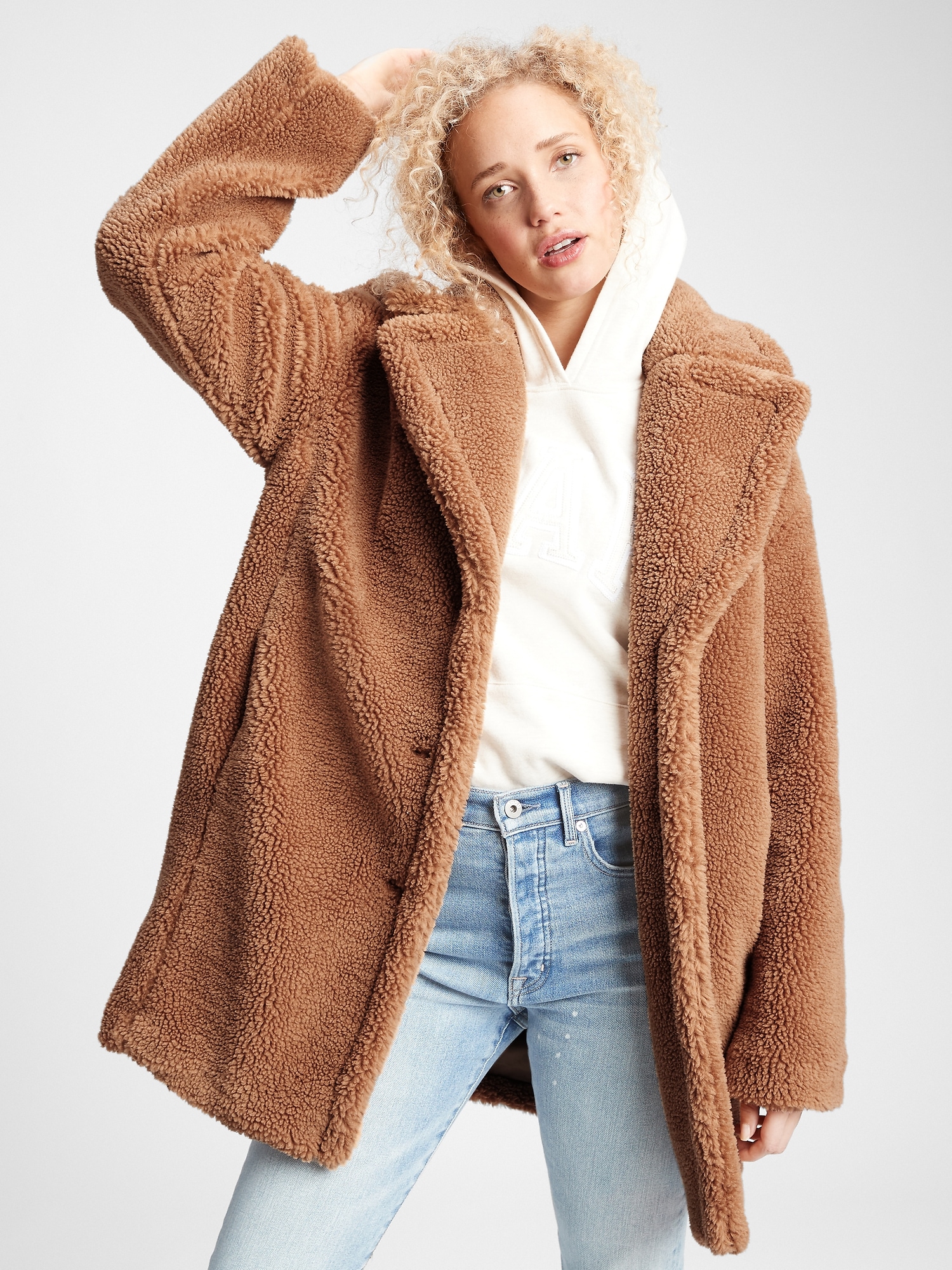 teddy bear jacket gap