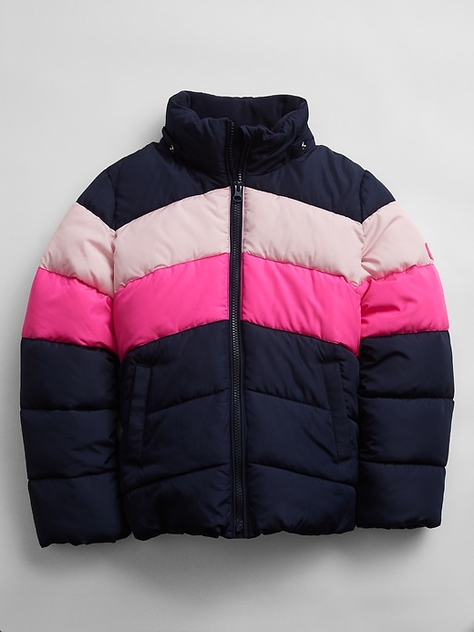 Image number 2 showing, Kids ColdControl Max Colorblock Puffer Jacket