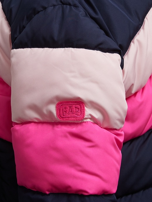 Image number 3 showing, Kids ColdControl Max Colorblock Puffer Jacket