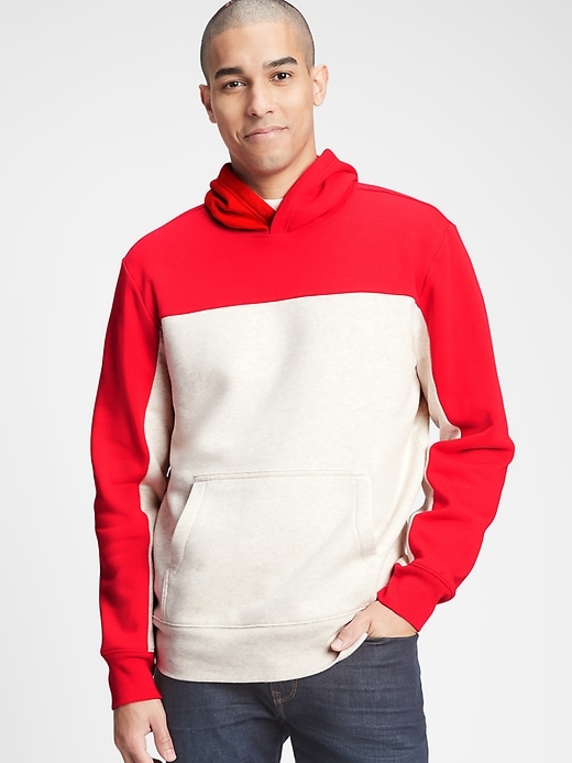 View large product image 1 of 1. Colorblock Pullover Hoodie