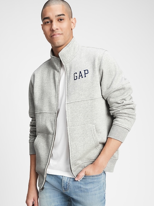 View large product image 1 of 2. Gap Logo Mockneck Sweatshirt