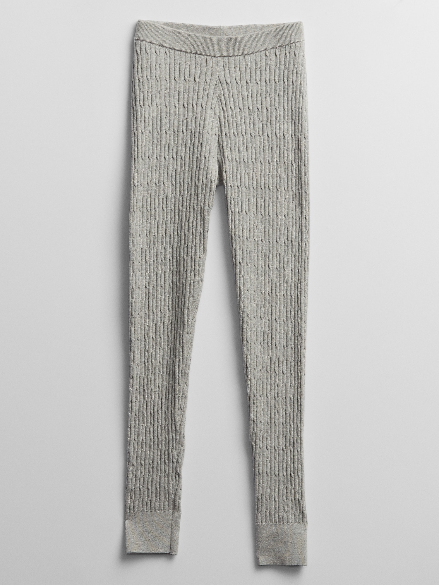 Kids Cable-Knit Sweater Leggings