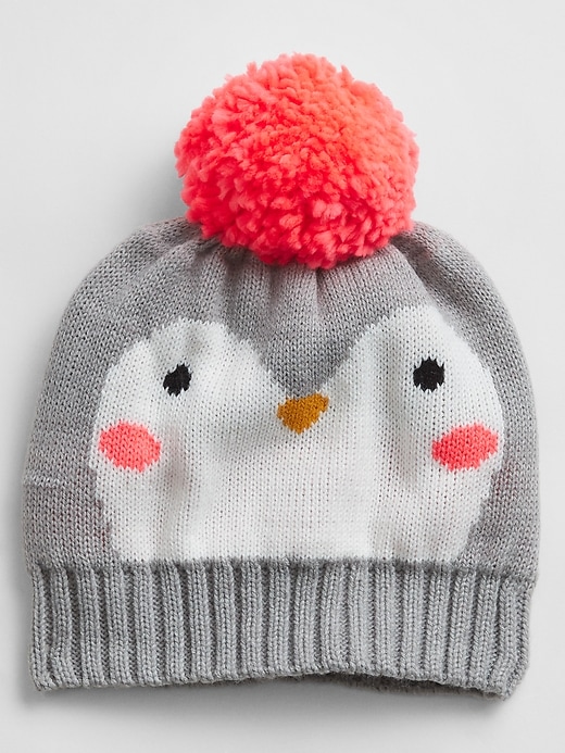 View large product image 1 of 1. babyGap Penguin Pom Beanie